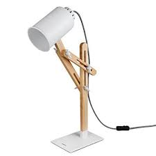 Tomons Lampe De Table En Bois Led Lampe De Bureau Chevet Lecture Pliable Reglable Lumiere Eclairage Mode Vintage Lampe De Bureau Led Lampe Bois Lampe De Bureau