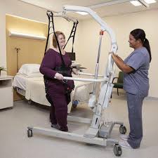 You can use a hoyer lift to move a patient in and out of bed. Hoyer Lifts Options Hme Inc