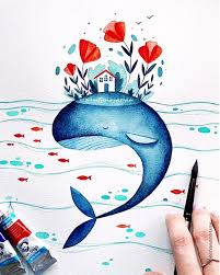 Tropical Mood Is Still Here Swipe To See Close Up View Of Protea And Bird Of Parad Etsy Watercolor Art Watercolor Paintings Tutorials Watercolor Art Prints