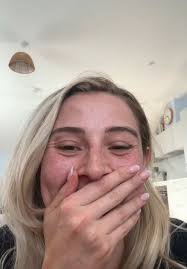 Laura Lowther presenting at the Olivier Awards