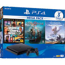 Trả góp 0%][VOUCHER 7% GIẢM TỐI ĐA 500K] MÁY PS4 SLIM 1TB MEGA3 TẶNG KÈM 03  GAME