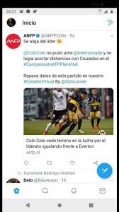 On april 3, 1948, the club was founded by a group of sportsmen led by airton adami. Triste Por El Resultado De Colo Colo El Tuit De La Anfp Que Genero La Furia De Los Hinchas Futbol Biobiochile