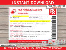 Free collection of 30+ printable prescription labels printable fake prescription labels then 23 best brunch ideas. Prescription Labels Archives Gifts By Simonemadeit