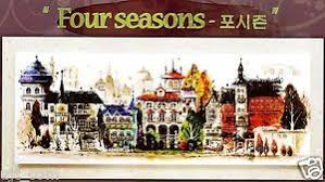 Counted cross stitch patterns seasons. Water Color Painting Four Season Counted Cross Stitch Pattern Leaflet 5454543439264 Ebay