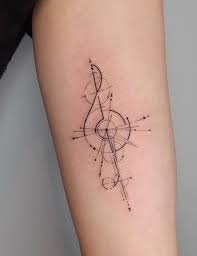 'music pulse heartbeat notes clef frequency wave sound festival ' sticker by anne mathiasz. 21 Best Small And Minimalist Tattoos That Are Absolutely Adorable
