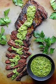Perfect Skirt Steak Marinade With Chimichurri Recipe Recipe Bbq Recipes Food Recipes