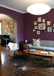 Before After School Street Renovation Purple Living Room Mid Century Modern Living Room Home Decor