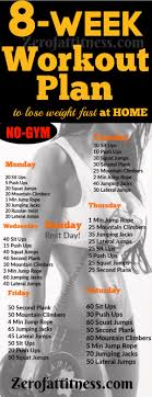 Here's a great point from coach matt: 8 Week Workout Plan To Lose Weight Fast At Home With No Gym