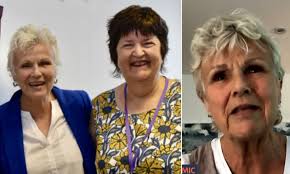 Dame Julie Walters urges public to 'stay alert' to anyone facing violence  in the home