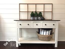 Console Table Refinished In General Finishes Antique White And Java Gel Stain Java Gel Stains Home Decor Decor