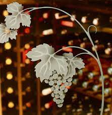 Decorate with etched glass in kitchen cabinet doors. Sans Soucie Etched Glass Wine Room Door On Hgtv Sans Soucie