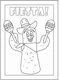 Includes images of baby animals, flowers, rain showers, and more. Mexican Coloring Pages