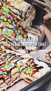 Birthday Cake Ice Cream Sandwiches Near Me Ice Cream Sandwich Cake Video In 2020 Frozen Desserts Yummy Food Dessert Desserts