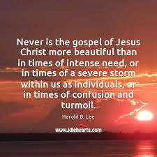 Let these inspirational bible verses bring you peace in your life. Never Is The Gospel Of Jesus Christ More Beautiful Than In Times Idlehearts