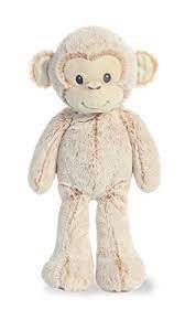 Ebba Cuddler Marlow Monkey 14 Light Brown Plush Animals Animal Dolls Cuddly Animals