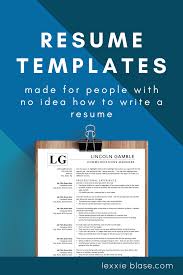 professional resume template for men in