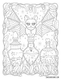 Autumn Magic Edwina Mc Namee Witch Coloring Pages Fall Coloring Pages Coloring Pages