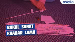 Apabila di negara ini terdapat masalah dengan pengambilalihan buku. Kitar Semula Surat Khabar Lama Jadi Bakul Bunga