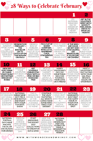 28 Ways To Celebrate February A Lifestyle Blog S February Bucket List Of Things To Do To Make The In 2020 February Ideas February Activity February Holidays