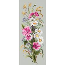 Loose feathers abecedarian #4 bountiful harvest. Cross Stitch Pattern Beautiful Amaryllis