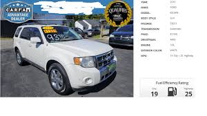 Image result for White 2010 Escape