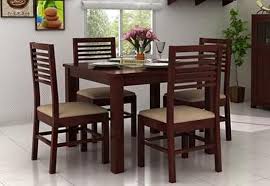 Find the perfect home furnishings at hayneedle, where you can buy online while you explore our room designs and curated looks for tips, ideas & inspiration to help you along the way. Darcel 4 Seater Dining Set Mahogany Finish Wood Dining Table Modern 4 Seater Dining Table Square Dining Tables