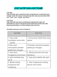 Iş piyasaları analizi aktif ve pasif iş pasif dan aktif akustik untuk dunia perikanan dan ilmu kelautan. Ayat Aktif Dan Ayat Pasif