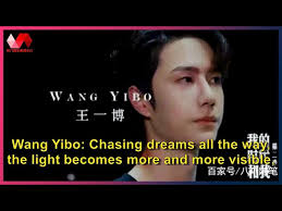 Wang Yibo: Chasing dreams all the way, the light becomes more and more  visible, adding an