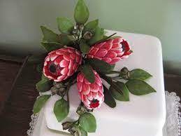 Image Result For Fondant Protea Tutorial Sugar Flowers Tutorial Fondant Flower Tutorial Edible Cake Decorations