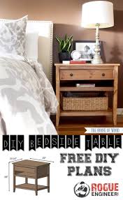 Diy Bedside Table Plans Bedside Table Plans Bedside Table Diy Bedroom Diy