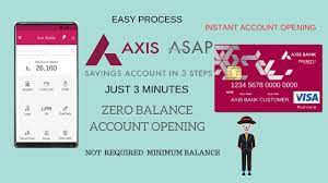 15 transactions free per month post which charge of rs.75/transaction will be levied. How To Open Axis Asap Account Online Zero Balance Instant Axis Bank Account Opening Youtube