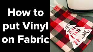 Wide variety of textiles and fabric sampling. How To Put Vinyl On Fabric Youtube