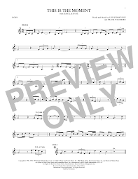 By unknown bliss february 26, 2017. This Is The Moment French Horn Solo Print Sheet Music Now