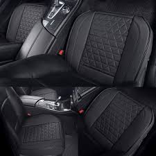 Black Panther Luxury Pu Leather Car Seat Cover Protector For Front Seat Bottom Compatible With 90 Vehicles Leather Car Seats Leather Car Seat Covers Car Seats