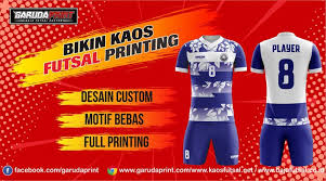 Memiliki tim futsal memang menyenangkan, selain anda bisa bertanding melawan tim lain, anda juga bisa menjalin kekeluargaan yang lebih erat dengan tim anda sendiri. Desain Kaos Futsal Unik Yang Bagus Dan Keren Garuda Print