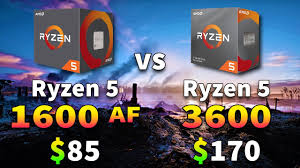 Pcgamebenchmark rates processors by how many of the top 1,000 pc games the chip can run.this amd cpu can run 989 of the top 1000 games. Ryzen 5 1600 Af Vs Ryzen 5 3600 Pc Gameplay Benchmark Test Youtube