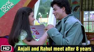 Kajol, anupam kher, salman khan and others. Anjali And Rahul Meet After 8 Years Movie Scene Kuch Kuch Hota Hai Shahrukh Khan Kajol Youtube