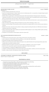 The help desk analyst will provide level 1. Senior Service Desk Analyst Resume Sample Mintresume