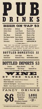 Art Of The Menu Pioneer Pub Restaurant Menu Design Beer Menu Design Menu Maker