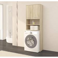 Solution technique concept machine à laver concept machine à laver. Hucoco Lena Meuble Pour Machine A Laver 180x64x30 Cm Rangement Buanderie Lave Linge Salle De Bain Avec Placard Etageres Sonoma Meubles De Salle De Bain Rue Du Commerce
