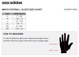 adidas football glove size chart bedowntowndaytona com