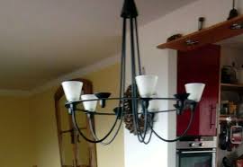 Ikea Lerdal Kronleuchter Schwarz Metall In Weiss Lakiert Auch Schon Shabby Chik Kronleuchter Schwarzes Metall Ikea