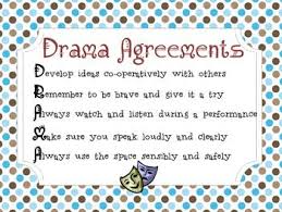 Classroom Drama Agreements Drama Education Middle School