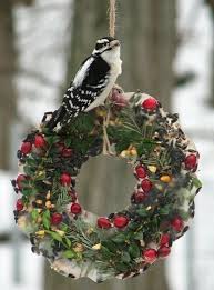 Vogelfutterhauschen Gibt Ihrem Garten Einen Lustigeren Look Weihnachten Dekoration Vogelfutterhaus Und Dekoration