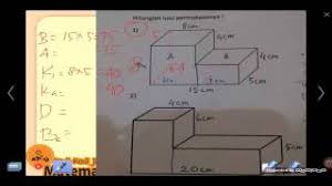 Luas abfe = luas dcgh= p.t. Matematika Sd 1 Luas Bangun Gabungan Balok Kubus Youtube