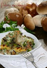 L Ecole Buissonniere Champignon Des Bois Polenta Repas