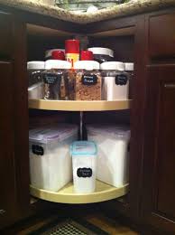 Normal kitchen storage just doesn't cut it for many large families. Lazy Susan Organized Using Ideas From Pinterest Kitchen Cabinet Organization Cabinet Organization Diy Cheap Kitchen Cabinets