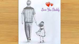 Here presented 57+ father's day drawing images for free to download, print or share. Father S Day Special Drawing Easy Way To Draw Father And Daughter Step By Step Youtube