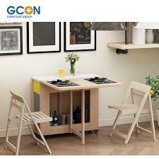 The stunning beauty of this table and chair set will update your kitchen or dining room, ideal for formal and casual dining. Extendable Wood Folding Dining Room Table Chair Set Space Saving Furniture Buy Folding Dining Table Extendable Dining Table Dining Room Table Product On Alibaba Com