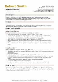 Get noticecd by employers and land the best teaching jobs. Child Care Teacher Resume Samples Qwikresume